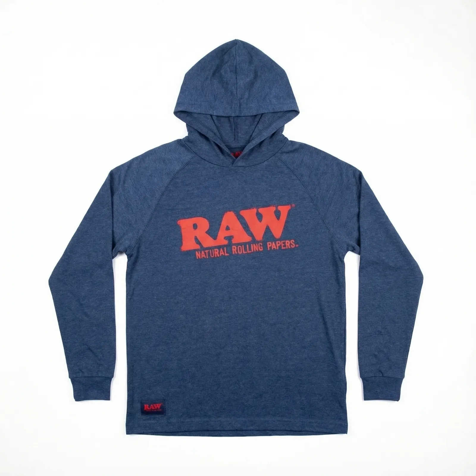 Blue RAW Lightweight Hoodie Shirt