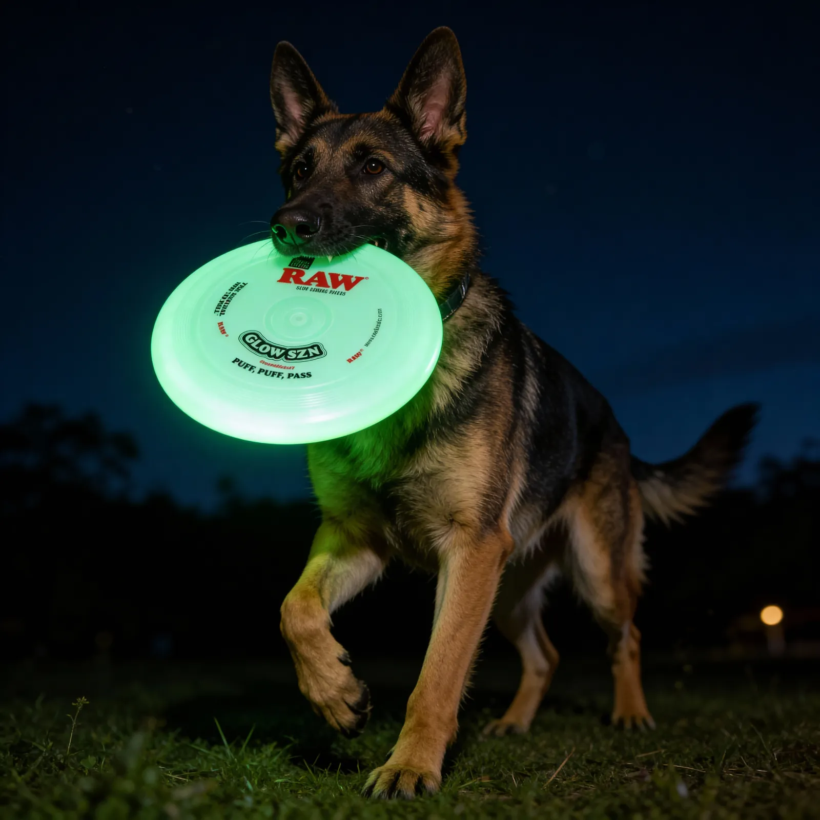 Raw Cone Flying Disc Glow Szn