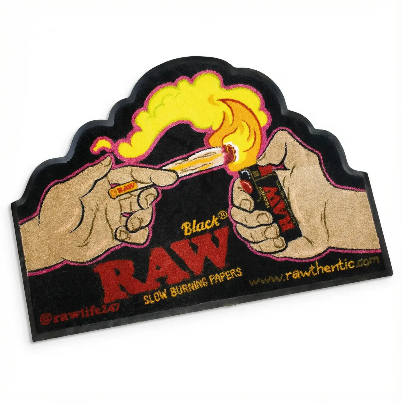 RAW Black Lit Mat: Elevate Your Setup