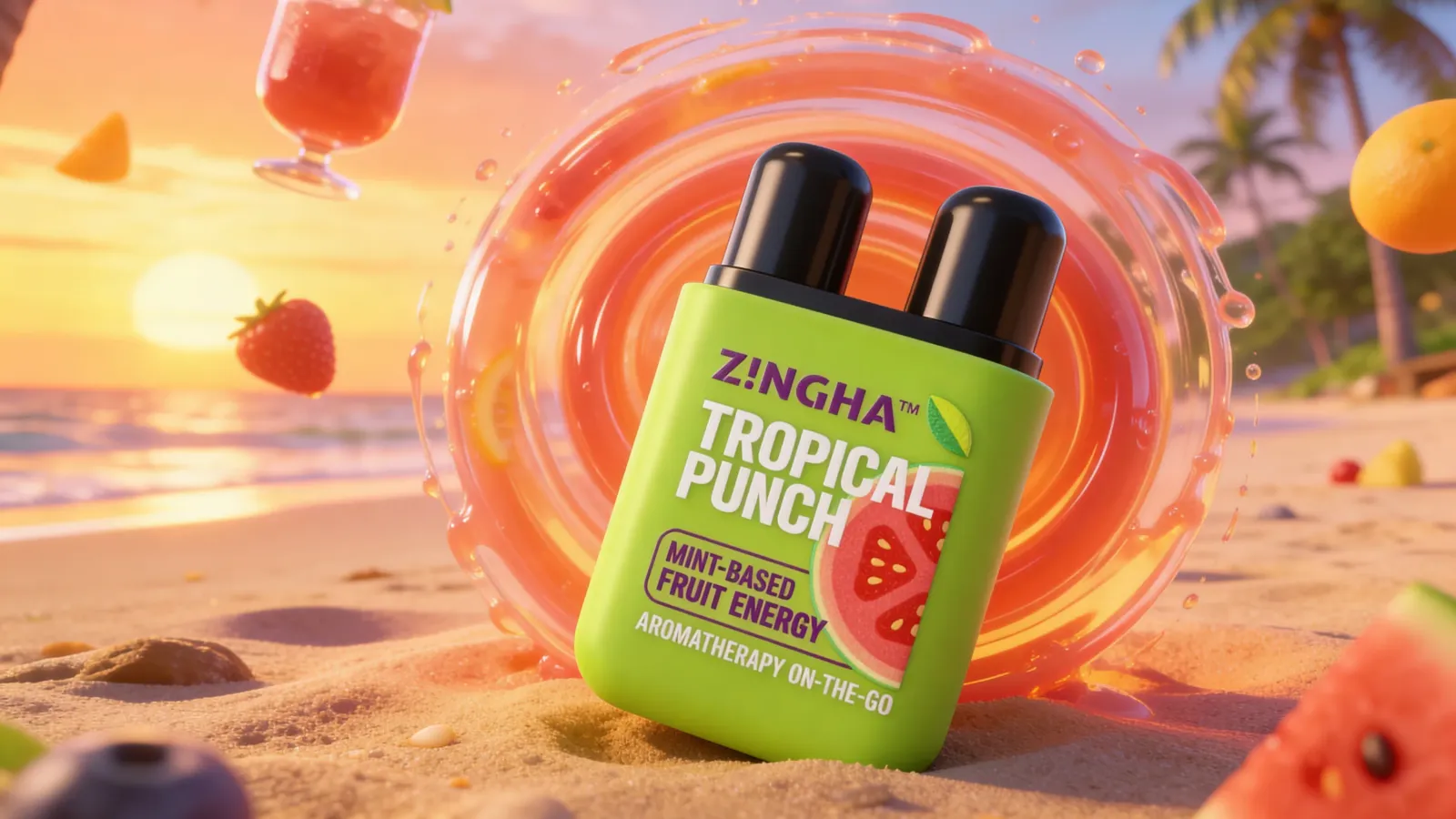 Refresh Your Vibe with Z!NGHA Tropical Punch โ Now at Your Corner Store!